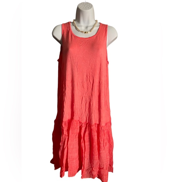 NWT. 2 PIECE CORAL DRESS SET. BL/RD 13 88607 - Picture 3 of 5